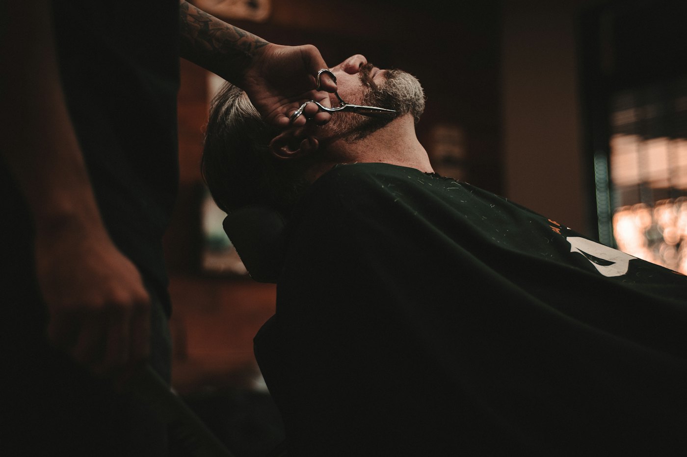 Atendimento em uma barbearia